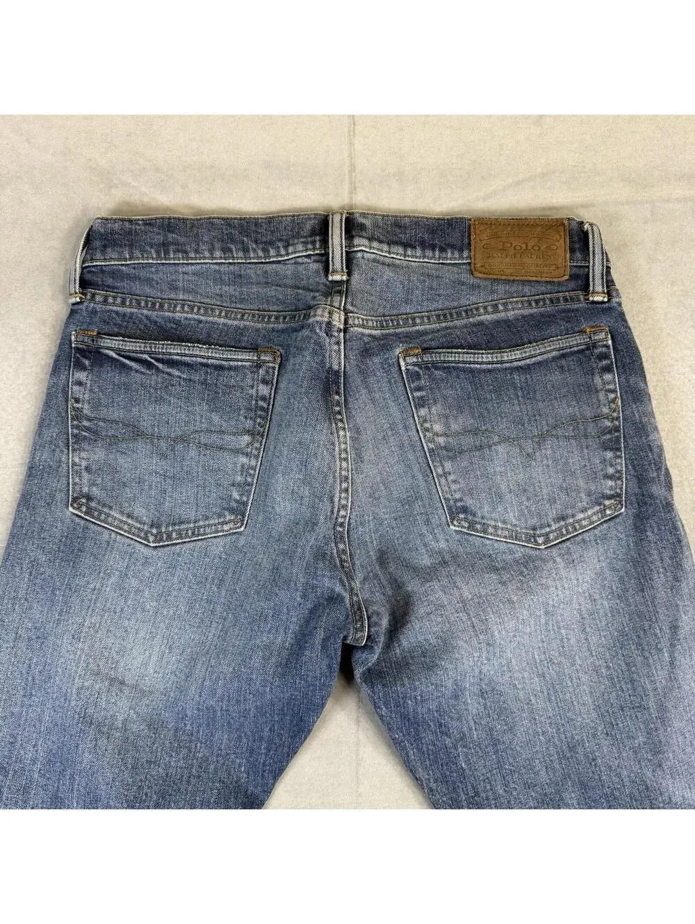 Polo Ralph Lauren Jeans Mens 31x30 Blue The Sullivan Slim Med Wash Stretch Denim
